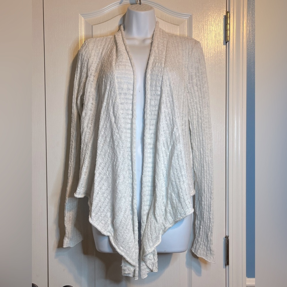 Lucky Brand Knit Cardigan‎ – White – Size Medium ☁️✨